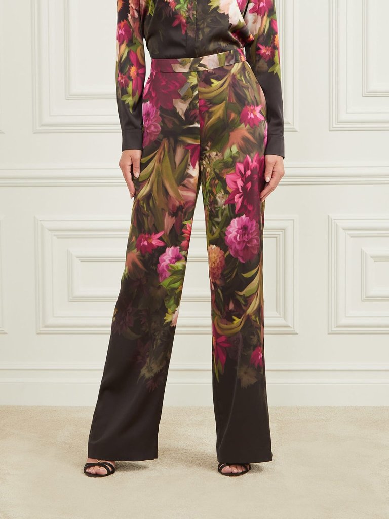 Marciano By Guess Floral Slim Pants Women's Size 2 Nwt